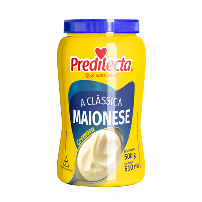 Mayonnaise Predilecta - 500g Pot Box: 12 units