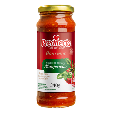 Premium Gourmet Basil Tomato Sauce - 340g Glass Box: 12 units