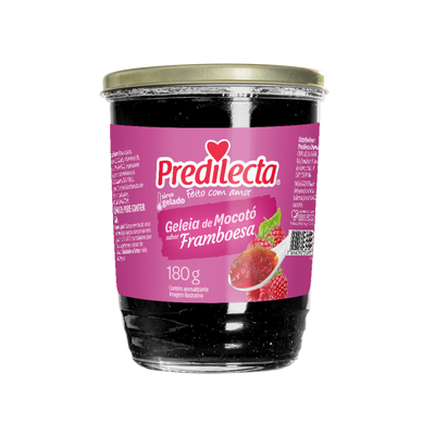 Raspberry Mocotó Jelly Predilecta - 180g Glass Box: 24 units