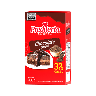 Chocolate Power Cocoa 32% Predilecta - 200g Box: 24 units