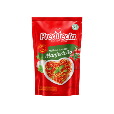 Tomato Basil Sauce Predilecta - 300g StandUp Box: 24 units