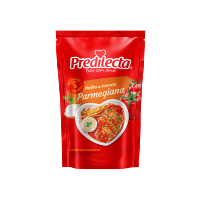 Parmigiana Tomato Sauce Predilecta - 300g StandUp Box: 32 units