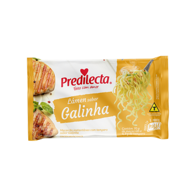 Instant Noodles Chicken Flavor Predilecta - 74.3g Box: 24 units