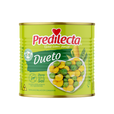 Canned Corn and Pea Duet Predilecta - 170g Can Box: 24 units