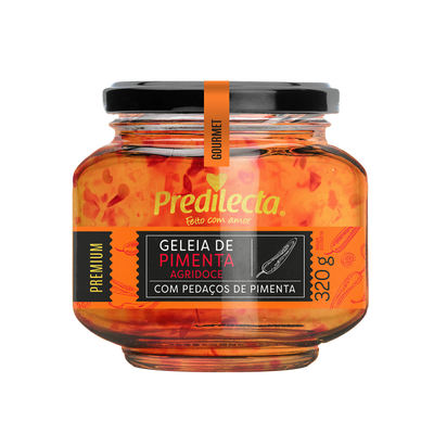 Premium Red Pepper Jelly Predilecta - 320g Glass Box: 12 units