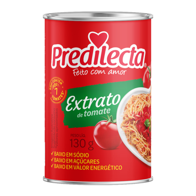 Tomato Extract Predilecta - 130g Can Box: 48 units