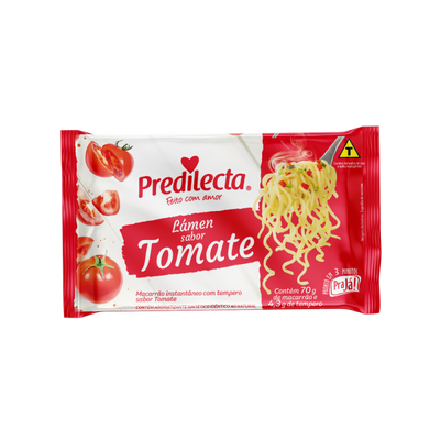 Instant Noodles Tomato Flavor Predilecta - 74.3g Box: 24 units