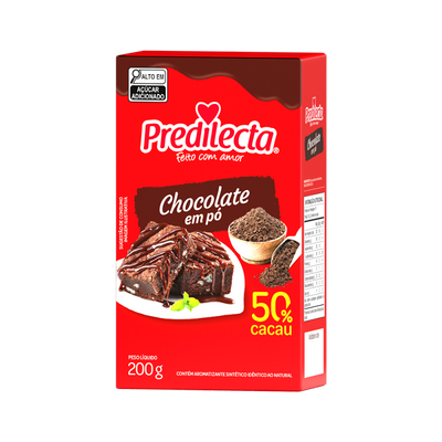 Chocolate Power Cocoa 50% Predilecta - 200g Box: 24 units
