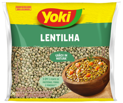 Yoki Lentilha - 500g Box: 10 units