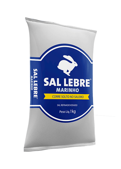 Refined Sea Salt Lebre - 1Kg Box: 4 units
