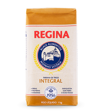 Regina whole wheat flour - 1kg package Box: 10 units
