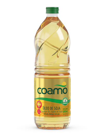 Refined Soybean Oil Coamo - 900ml Box: 6 units