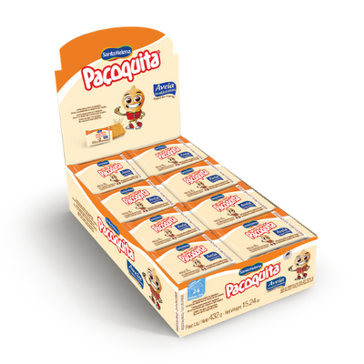 Peanut Candy Zero with Oatmeal Paçoquita - 432g Box: 12 units