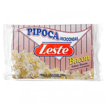 Bacon Microwave Popcorn Leste - 100g Box: 36 units