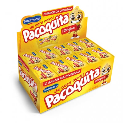 Peanut Rectangular Packed Paçoquita - 1kg Box: 4 units