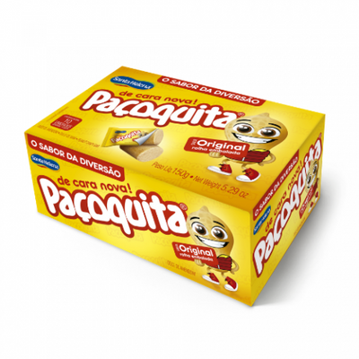 Peanut Unpacked Cork Paçoquita - 150g Box: 24 units