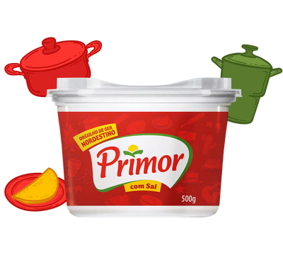 Primor Margarine - 500g Box: 12 units