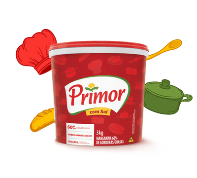 Primor Professional Line Margarine - 3kg Box: 2 units