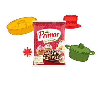 Vegetable Fat Primor - 500g Box: 10 units