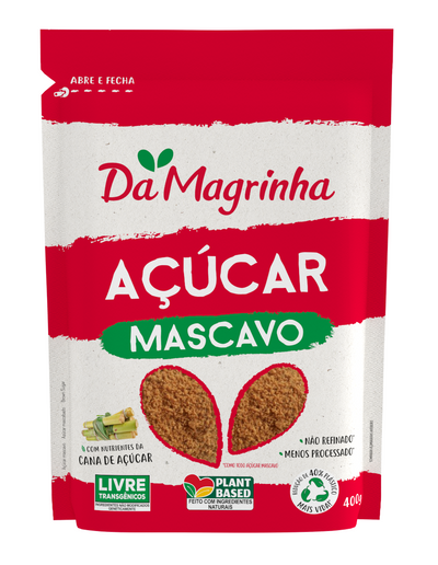 Brown Sugar Da Magrinha - 400g Box: 10 units