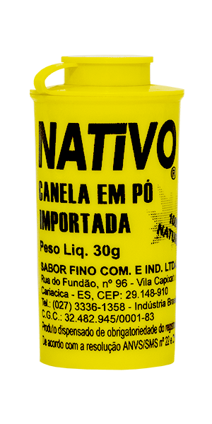 Cinnamon Powder Nativo - 30g Box: 48 units