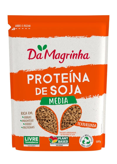 Textured Soy Protein De Magrinha - 500g Box: 10 units